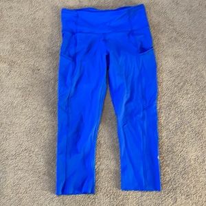 lululemon fast and free high rise Crop leggings
